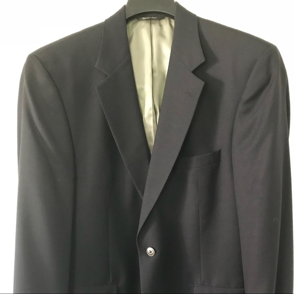 Bill Blass Navy Blue Blazer 42L